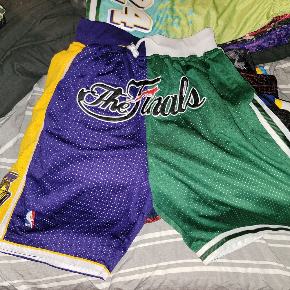 Just Don 2008 NBA Finals Celtics Lakers Kevin Garnett Kobe Bryant Men's 2XL XXL